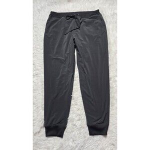 J. Jill Fit On-The-Go Gray Comfort Athleisure Joggers Size Large 36x30